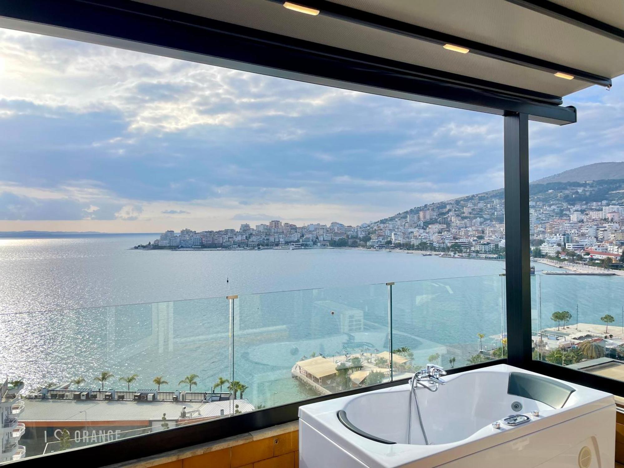 Seaview Golden Penthouse Apartment Sarande Luaran gambar