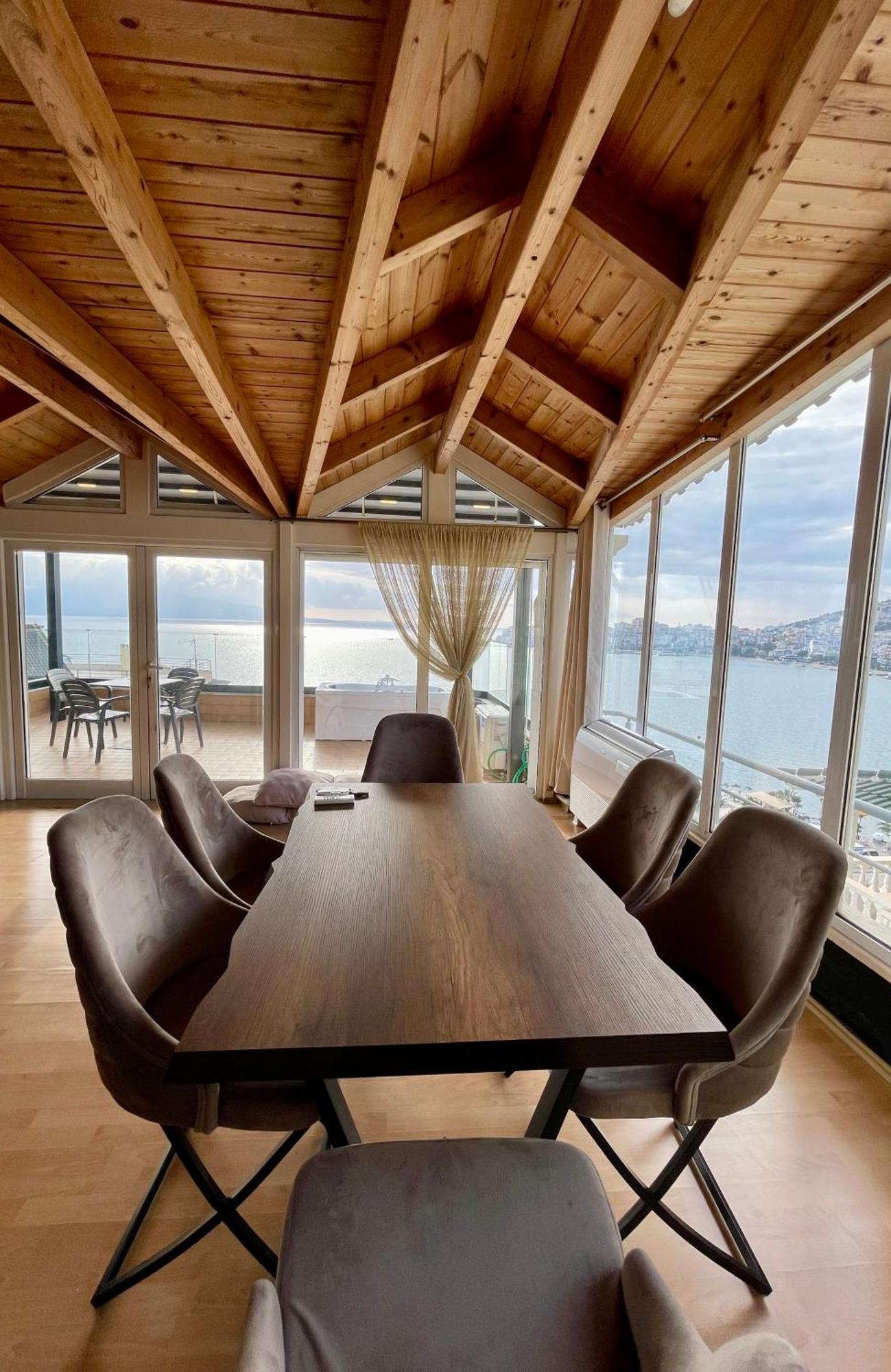 Seaview Golden Penthouse Apartment Sarande Luaran gambar