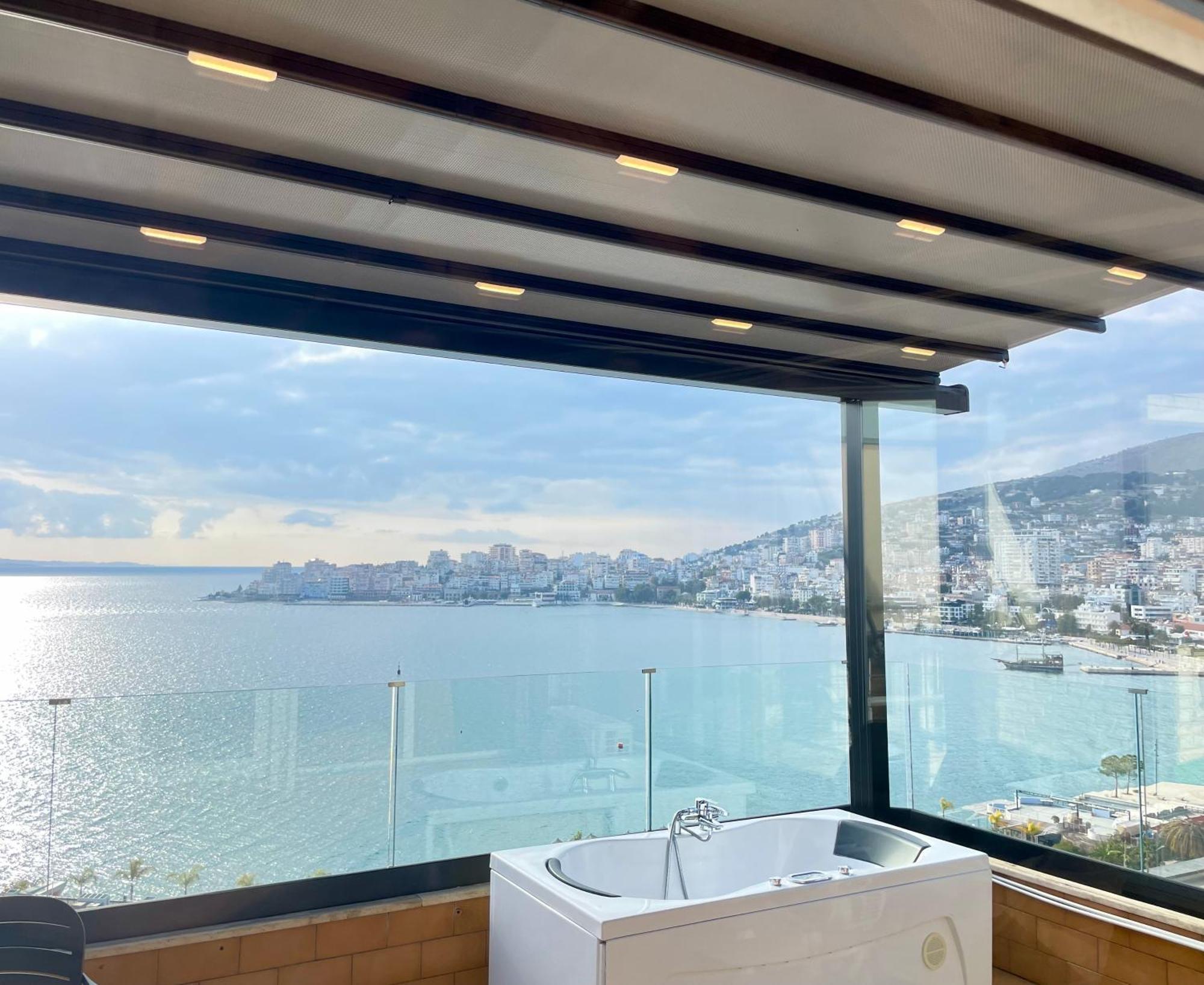 Seaview Golden Penthouse Apartment Sarande Luaran gambar