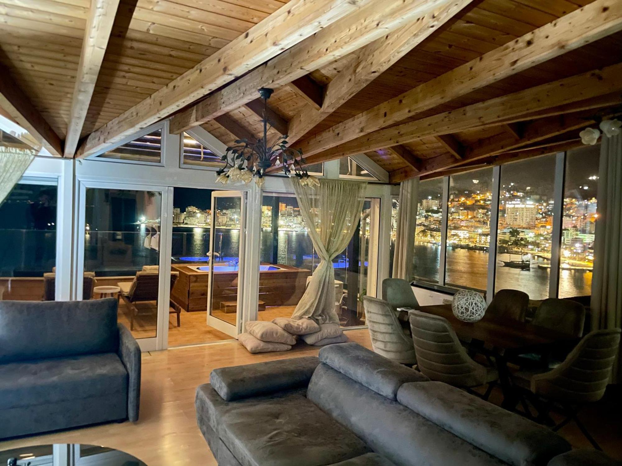 Seaview Golden Penthouse Apartment Sarande Luaran gambar